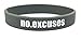 Fitness and Bodybuilding Sportwristband No Excuses Training Workout Sports Gym CrossFit Equipment Accessories Silicone Rubber Band Wristband Bracelet Unisex New