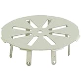 EZ-FLO Stainless Steel Floor Drain Snap-in Cover for 4 Inch Pipe, 5 Inch Outside Diameter, Satin Finish, 43472