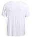 Latuza Men's V-neck Bamboo Elastic T-Shirt