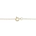 Kooljewelry 10k Yellow, White or Rose Gold 0.7mm Thin Rope Chain (14, 16, 18, 20, 22, 24 inch)