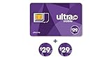 Ultra Mobile $29 Plan for 2 Months with SIM Card