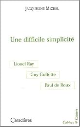 Une  difficile simplicité