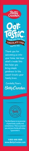 BETTY CROCKER OAT-TASTIC CHOCOLATE CHIP MUFFIN MIX, 16.4 OZ