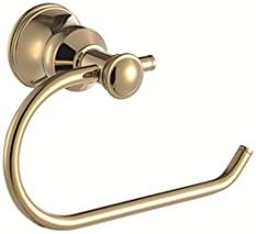 TACCY Toilet Paper Holder Roller Holder Tissue Holder Without Cover Brass Made in Polished Gold Finish #QL88