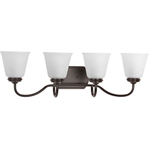 Progress Lighting P2822-20 Transitional Four Light Bath from Keats Collection Dark Finish, Antique B Progress Lighting P2822-20 Transitional Four Light Bath from Keats Collection Dark Finish, Antique B