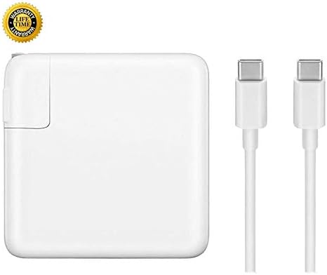 87W USB-C Power Adapter Charger, Replacement USB-C AC supply charger Compatible with MacBook Pro 15 Inch 2016 13 Inch 12 Inch (Original Quality)