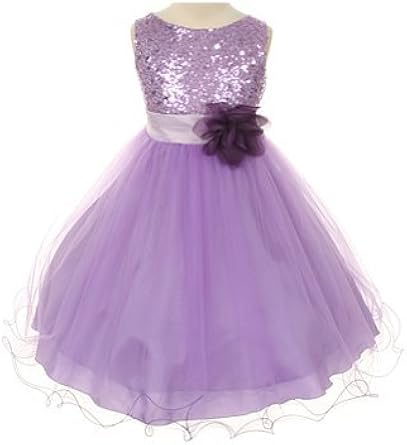 flower girl dresses lilac color