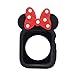 Soft Silicone Mouse Ears Protective Case Disney Character Compatible with I Watch Series 4 40MM 44MM for Kids（Black+Red,40MM）