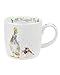 Wrendale Designs by Hannah Dale All Wrapped Up Mug, Bone China, Multi-Colour, 8.5 x 12 x 8 cm