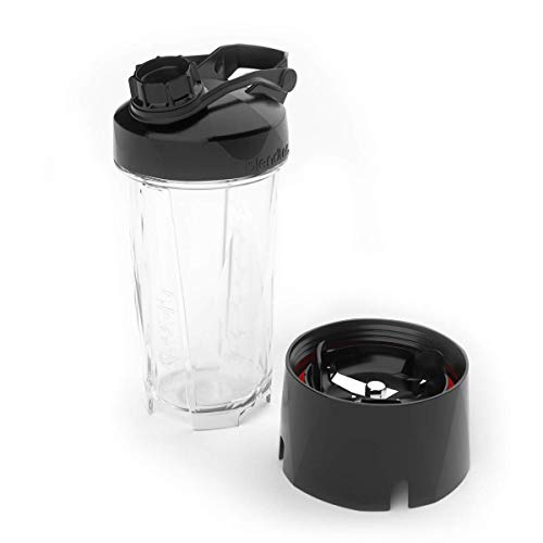 Blendtec FourSide Jar ( 75 oz ) och Blendtec GO Travel Bottle ( 34 oz ) BUNDLE - Professional-Grade Blender Jar - BPA-free - Clear