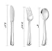 JL Prime 160 Plastic Silverware Set, Reusable Plastic Cutlery Set - Heavy Duty Silver Flatware for Party & Wedding, 80 Forks, 40 Spoons, 40 Knives
