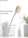 Bath Scrubber Body Brush Shower Scrubber Back Brush with Long Handle, Ergonomic Nonslip Durable (Gray)