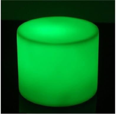 Cylinder Shaped Colorful Flashlight LED Lamp (White)
