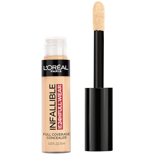L'Oreal Paris Makeup Infallible Full Wear Waterproof Matte Concealer, Full Cove…