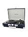 Crosley CR8005A-BL Cruiser Portable 3-Speed Turntable, Blue