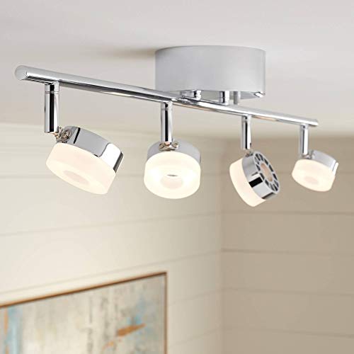 Pro Track Sara 4-Light Chrome LED Track Fixture - Pro Track - Thumbnail 6