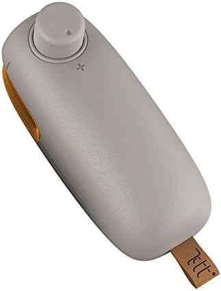 Fukkie Mini Heat Sealer for Plastic Bags, 2 in 1 Handheld Portable Bag Resealer and Cutter for Chip, Snack, Cereal or Aluminum Bag, Airtight Food Storage, Lock in Freshness and Flavor, Gray