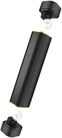 Joyeer Mini Twins Bluetooth Earphones Lightweight Portable Magnetic In-ear Stereo Headset with Charging Box 500mAh Power Bank , black