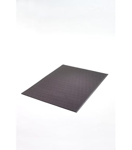 Supermats Heavy Duty Exercise Equipment Mat - Made In USA, 2.5x5 Feet, Gray, For Bikes, Steppers, Floor Protection