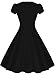 Miusol Women's Retro V-Neck 1950'S Vintage Bridesmaid Party Dress