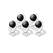 Samsung SNH-E6413BMR SmartCam HD WiFi IP Camera with 16GB microSD Card Bundle Five Pack (Renewed)