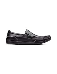 Vionic Men's Astor Preston Slip-on Loafer - Dress or Casual - Leather Loafers for Men with Concealed Orthotic Support