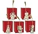 Lenox Merry Little Porcelain Ornament Set of 5