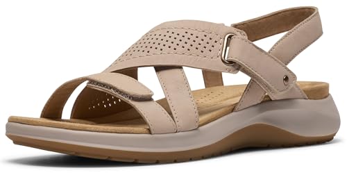 Clarks Womens Maelynn Gem Sand Nubuck 9.5 Medium