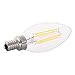 Supmart 4W Filament Led Candelabra Bulb Dimmable 2700K Warm White 350 Lumen UL Listed E12 Led Candles Torpedo Shape 35W Incandescent Bulbs Equivalent CRI 85+ B10 Chandelier Bulb Pack of 6