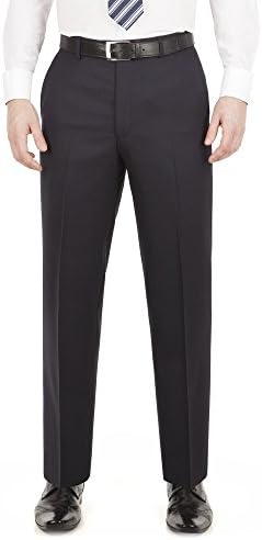The Label Men's Blue Suit Trouser in 30R to 56S