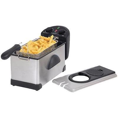 Click Here to See More Images Premium PDF302T 12 Cup Stainless Steel Deep Fryer, Silver