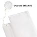 Rosin Press Bags 90 Micron 2in × 4in Double Stitched Patent Reusable micron screen Filter Bags,12 Pack.Zero Blowout Heat Resistant Durable 100% Biodegradable Bolsas de prensa de resina