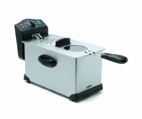Click Here to See More Images Salton DF1233 Stainless Steel Easy Cleen Deep Fryer, 3-Liter