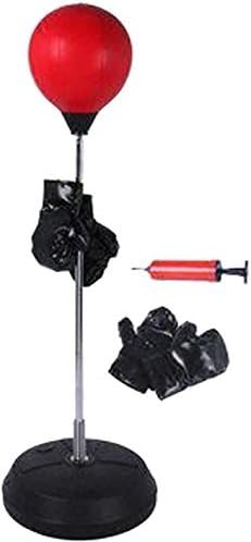 DNY PUNCH BAG BALL AND MITTS GLOVES KIT BOXING SET FREE STANDING NEW BOXED by DNY