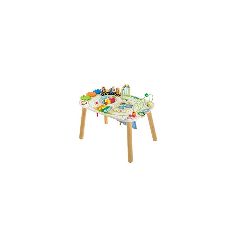Early Learning Centre Wooden Activity Train Table, Hand Eye Coordination Training and Fine Motor Skills Toys for 2 Year…