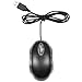 Importer520 Black 3-Button 3D USB 800 Dpi Optical Scroll Mice Mouse Red LEDs For Notebook Laptop Desktop