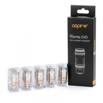 Aspire Atlantis EVO Verdampferköpfe Coils (5er Pack) Größe 0,4Ohm