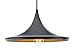 Globe Electric 63872 1-Light Flat Modern Industrial Pendant, Bronze, Oil Rubbed Finish, Gold Interior