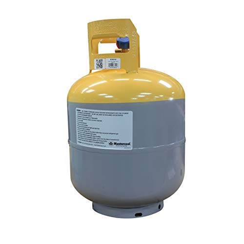MASTERCOOL (63010 Gray/Yellow Refrigerant Recovery Tank 50 Lb