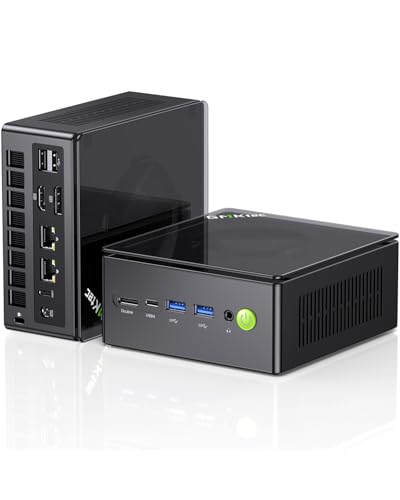 GMKtec Gaming Mini PC K8 Plus AMD Ryzen 7 8845HS (8K/16T, up to 5.1GHz) 32GB DDR5 RAM 512GB SSD, Desktop Oculink/Dual NIC 2.5G/WiFi 6E/BT5.2/HDMI 2.1/USB4/USB3.22 + USB2.02