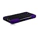 for LG Optimus G Pro E980 T-Stand Impact Kickstand Hybrid Double Layer Fusion Cover Case Black/Dark Purple