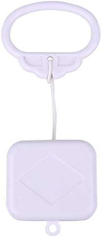 Asiproper Pull String Cord Music Box White Baby Infant Kids Bed Bell Rattle Toy Gift