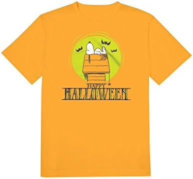 Snoopy Doghouse Happy Halloween T-Shirt Trick Or Treat Funwear