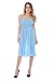 Womens Summer SunDress, Beach Cover Up, Knee High Tank Top - Assorted Colors