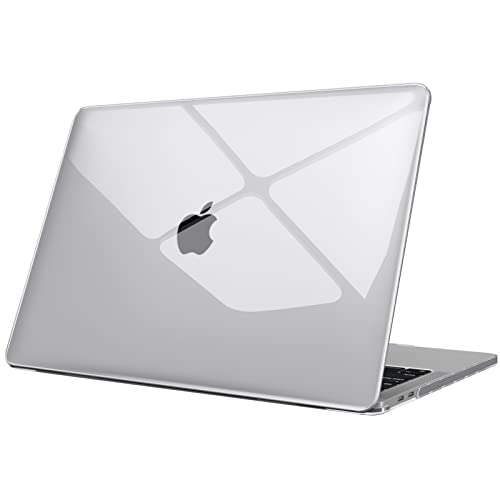 FINTIE Case Compatible with MacBook Pro 13 inch M2/M1 (2022-2016) A2338/A2289/A2251/A2159/A1989/A1706/A1708, Ultra Thin Hard Shell Protective Snap Cover, Crystal Clear
