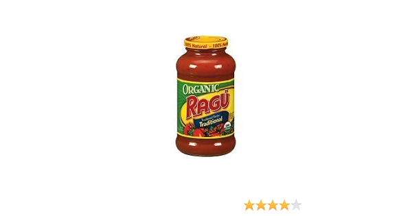 Lipton 26oz ragu traditional Organic sauc (036200038000)