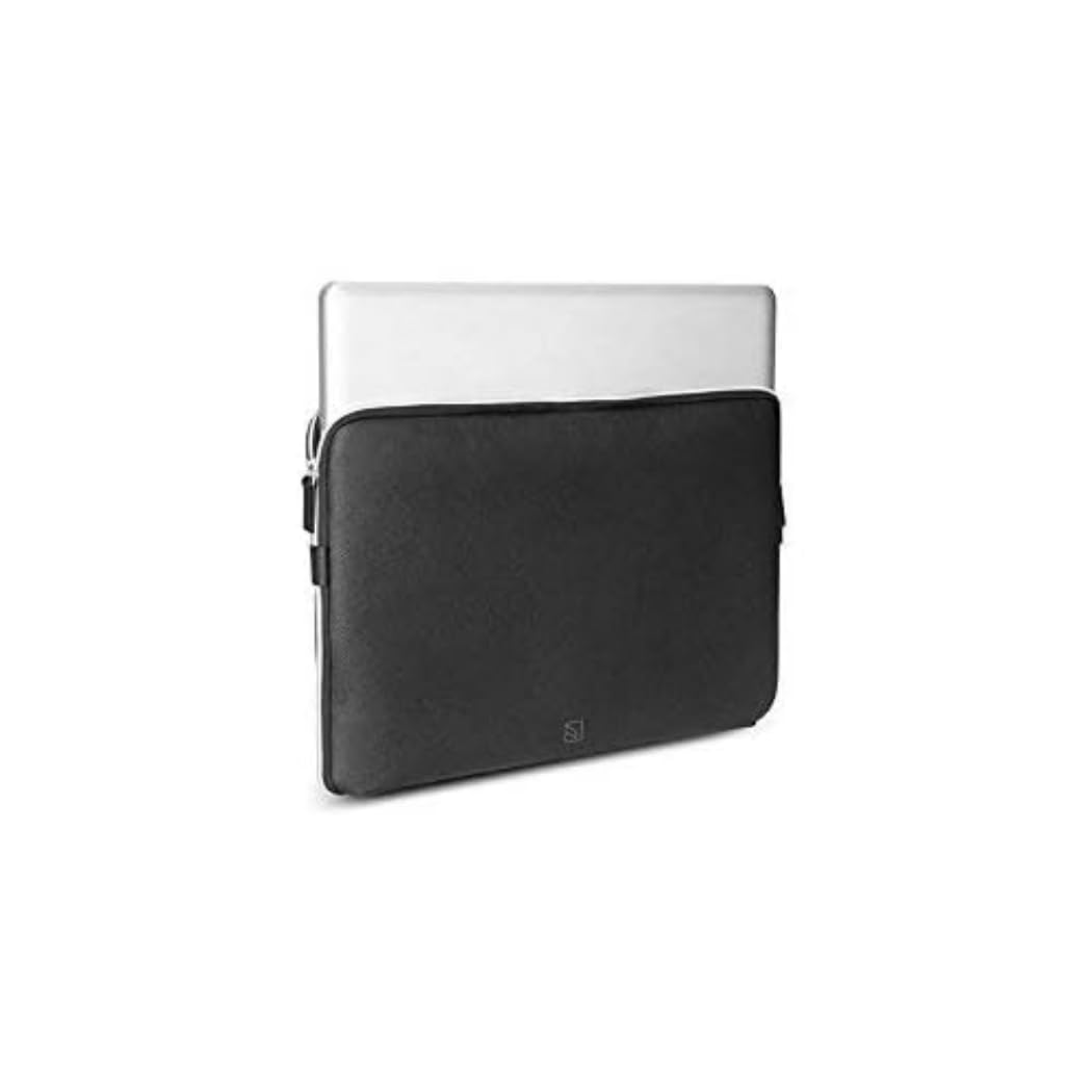 Tucano-Case Saffiao MacBook Air 13" Black Inch. Protective. Useful in Office, University and Travel. Universal Tablet Case. Business Sleeve. Man Woman