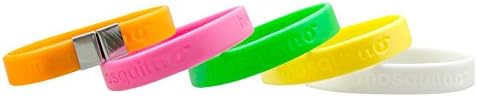 MosquitNo Citronella Bracelet Summer Value Pack, Summer Colors, 5 Count