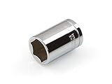 TEKTON 14146 3/8-Inch Drive by 14 mm Shallow Socket, Cr-V, 6-Point