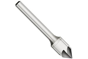 Kodiak Cutting Tools KCT119502 USA Made Solid Carbide Countersink, 6 Flute, 60 Degree, 1/4" Diameter